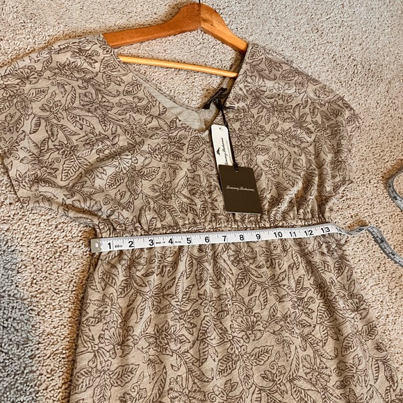 NWT 100% Linen Tommy Bahama Floral Print Dress Sz S - Picture 3 of 9